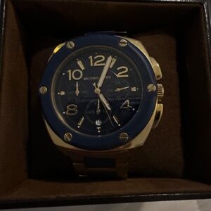 MK Blue & Goldtone watch
